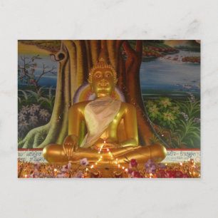 Postcard Thailand Buddha image very rare