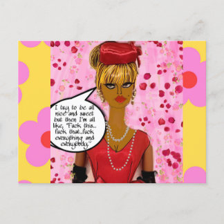 Postcard- the beach fixes everything postcard