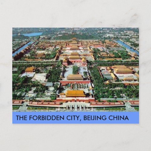 Postcard The Forbidden City Beijing China