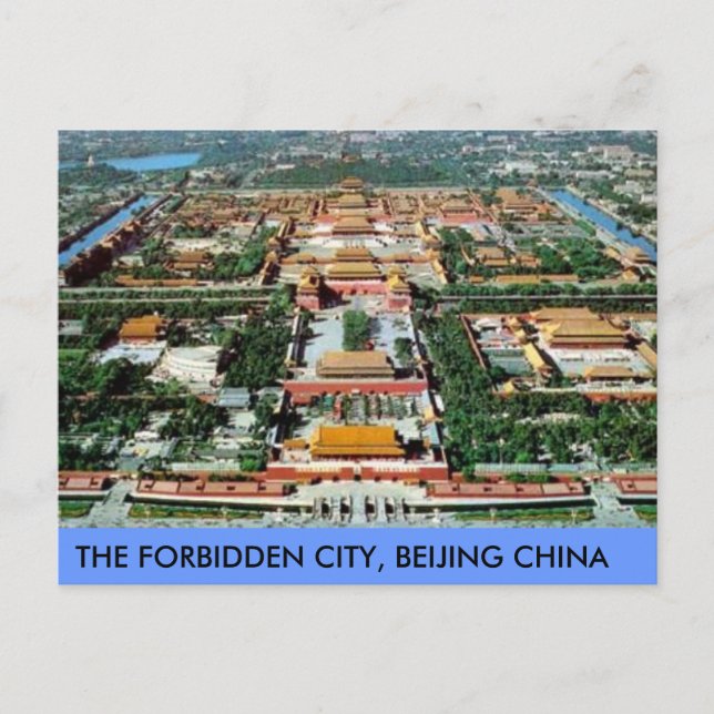Postcard The Forbidden City Beijing China (Front)