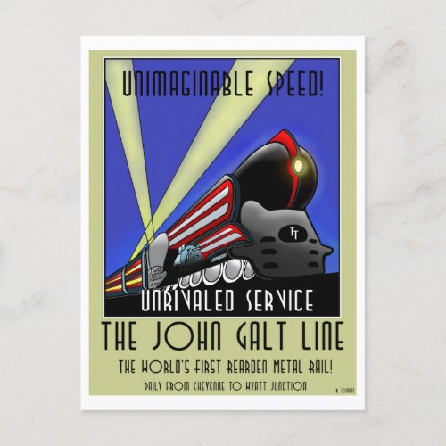 Postcard _ The John Galt Line 