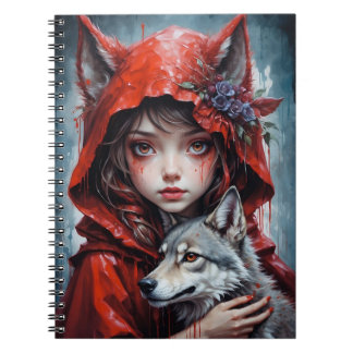 Postcard - The little red chaperone Notebook