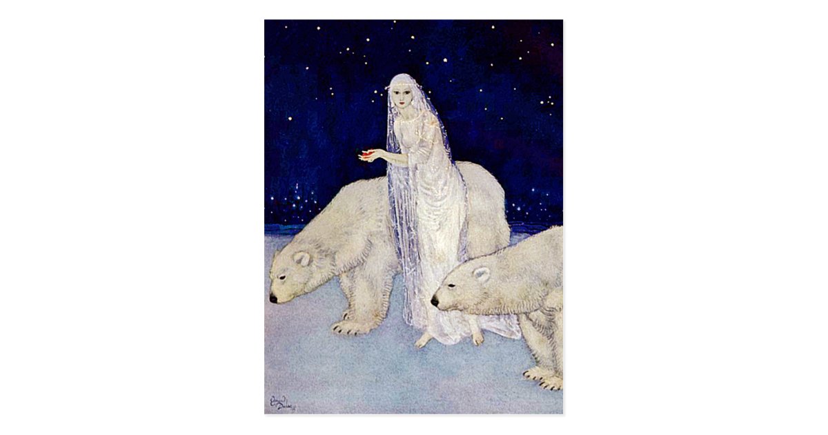 Postcard: The Snow Maiden Postcard | Zazzle.com