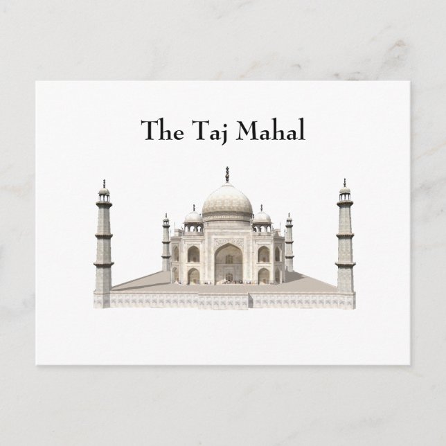 Postcard: The Taj Mahal Postcard (Front)
