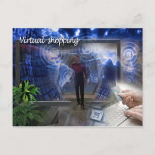 Postcard the virtual shopper