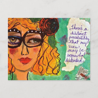 POSTCARD-THERE'S A POSSIBILITY MY VIEWPOINT MAY BE POSTCARD