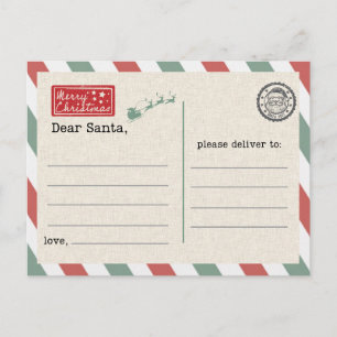 Postcard to Santa Claus
