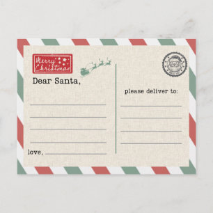 Postcard to Santa Claus