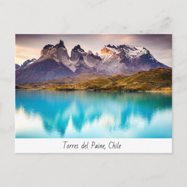 Postcard Torres del Paine, Patagonia (Front)
