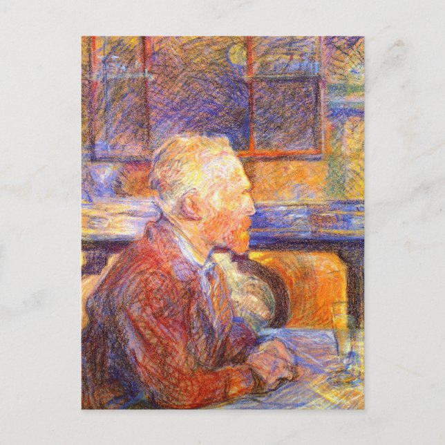 Postcard: Toulouse-Lautrec Portrait of Van Gogh Postcard (Front)