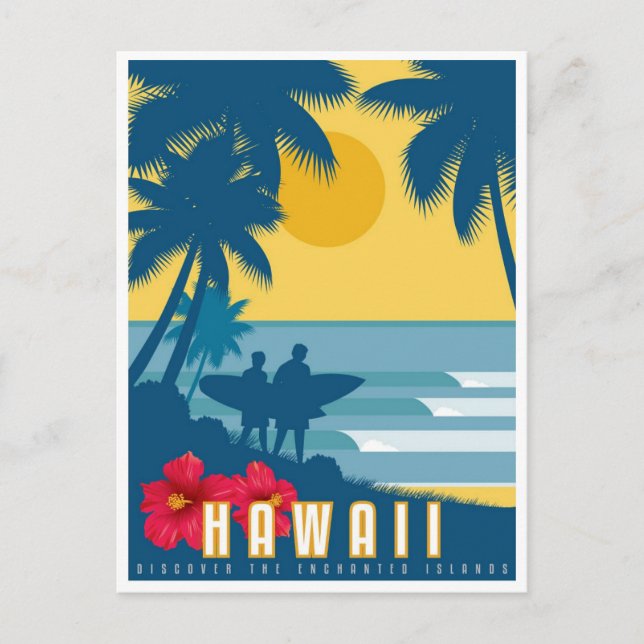Postcard - Travel To Hawaii (Front)