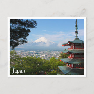 Postcard travelling Japan