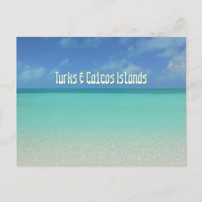 postcard, "TURKS & CAICOS ISLANDS" Postcard (Front)