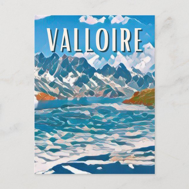 Postcard Valloire Ski Resort (Front)
