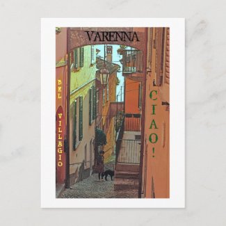 postcard/VARENNA,ITALY/BEAUTIFUL VILLAGE/CIAO!