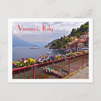 postcard/VARENNA, ITALY/FLOWER-BEDECKED PROMENDADE Postcard