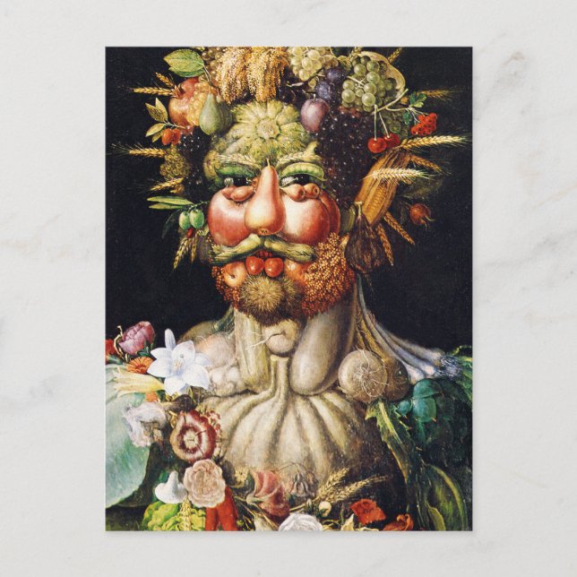Postcard: Vertumnus (Portrait of Rudolf II) Postcard (Front)