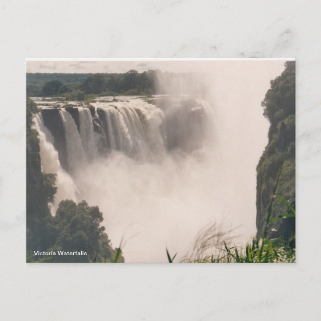 Postcard Victoria Waterfalls (Front)
