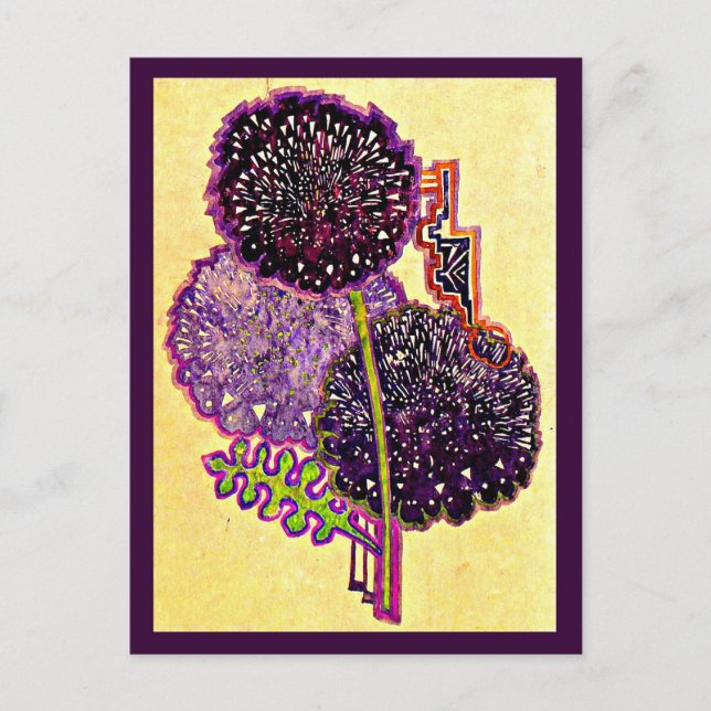 Postcard-Vintage Art-Charles Rennie Mackintosh 5 Postcard (Front)