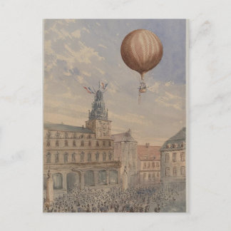 Postcard-Vintage Art-Hot Air Balloons 15 Postcard