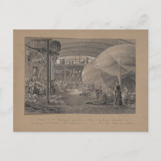 Postcard-Vintage Art-Hot Air Balloons 7 Postcard