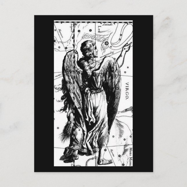 Postcard-Vintage Astrology/Divination-6 Postcard (Front)