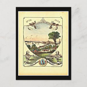 Postcard-Vintage Boston Art-6 Postcard