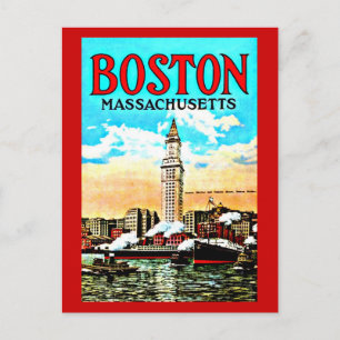 Postcard-Vintage Boston Artwork-34 Postcard