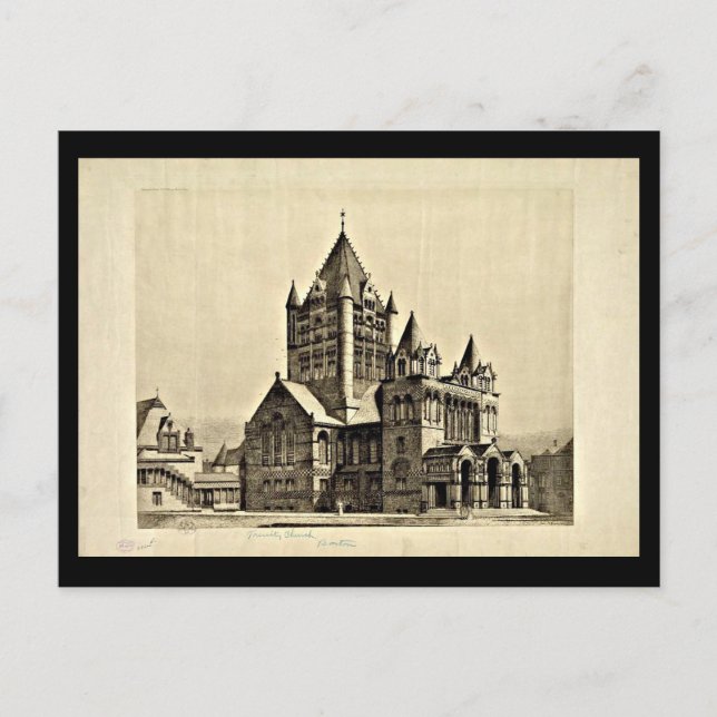 Postcard-Vintage Boston Photography 42 Postcard (Front)