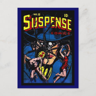 Postcard Vintage Comic Book Covers