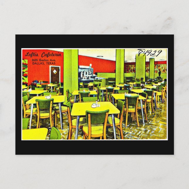 Postcard-Vintage Dallas Artwork-46 Postcard (Front)