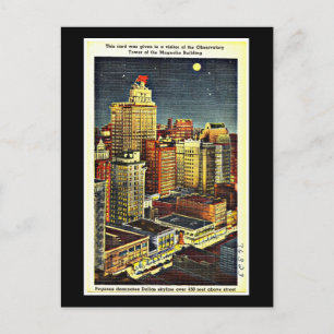 Postcard-Vintage Dallas Artwork-52 Postcard
