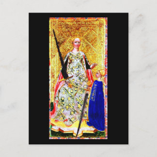 Postcard-Vintage Divination-Tarot 12 Postcard