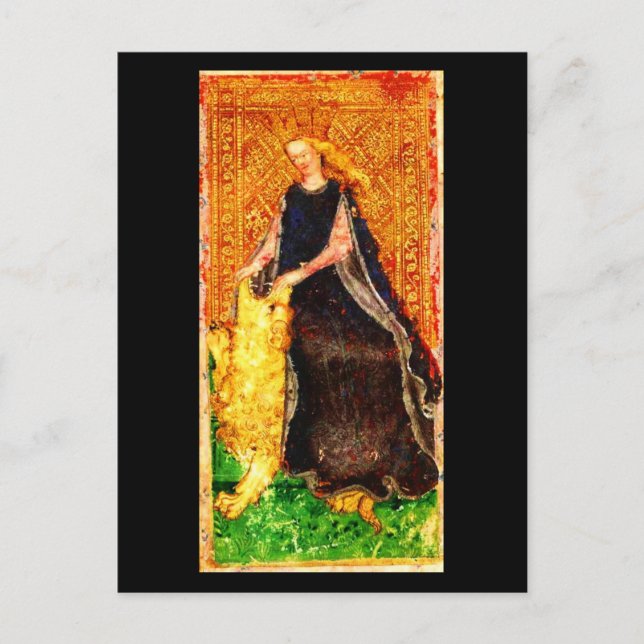 Postcard-Vintage Divination-Tarot 24 Postcard (Front)