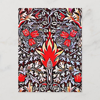 Postcard-Vintage Fabric/Fashion-William Morris 23 Postcard
