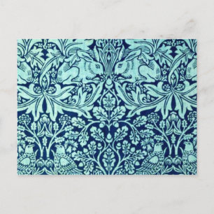 Postcard-Vintage Fabric/Fashion-William Morris 24 Postcard