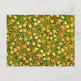 Postcard-Vintage Fabric/Fashion-William Morris 7 Postcard