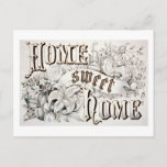 Postcard Vintage Home Sweet Hope Ives