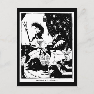 Postcard-Vintage Illustration-Aubrey Beardsley 17 Postcard