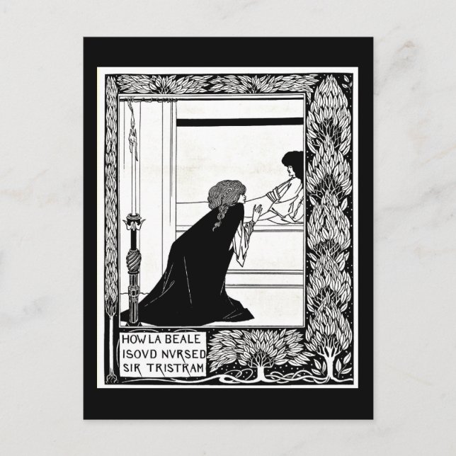 Postcard-Vintage Illustration-Aubrey Beardsley 21 Postcard (Front)