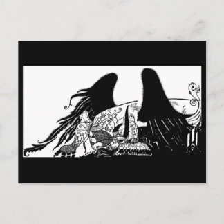Postcard-Vintage Illustration-Aubrey Beardsley 24 Postcard