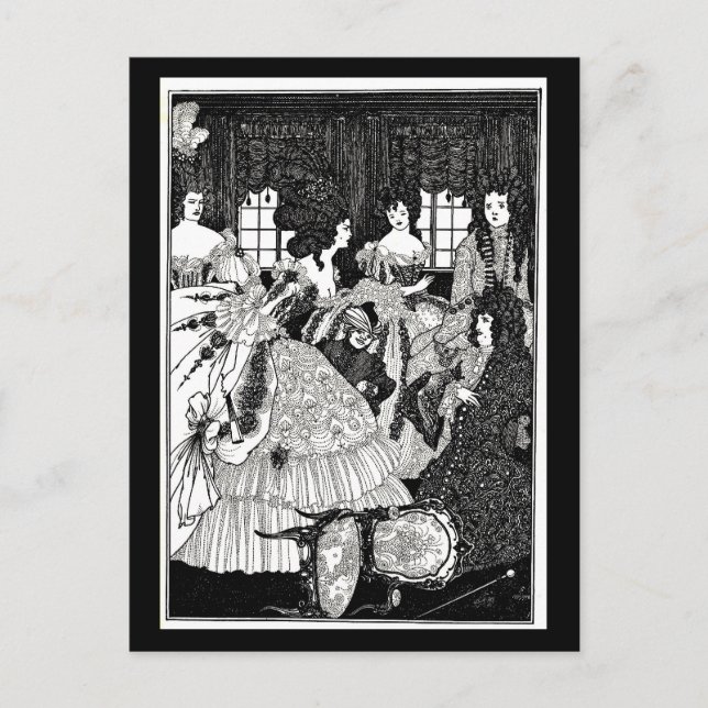 Postcard-Vintage Illustration-Aubrey Beardsley 26 Postcard (Front)