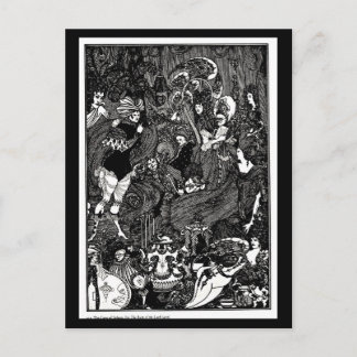 Postcard-Vintage Illustration-Aubrey Beardsley 30 Postcard