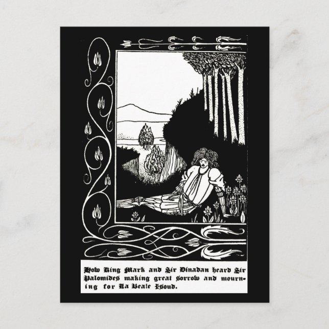 Postcard-Vintage Illustration-Aubrey Beardsley 40 Postcard (Front)