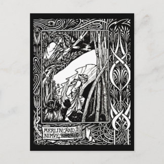 Postcard-Vintage Illustration-Aubrey Beardsley 6 Postcard