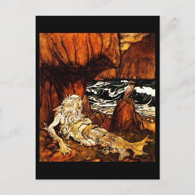 Postcard-Vintage Illustration-Rackham 12 Postcard (Front)