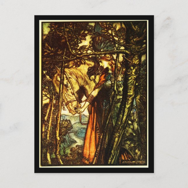 Postcard-Vintage Illustration-Rackham 35 Postcard (Front)