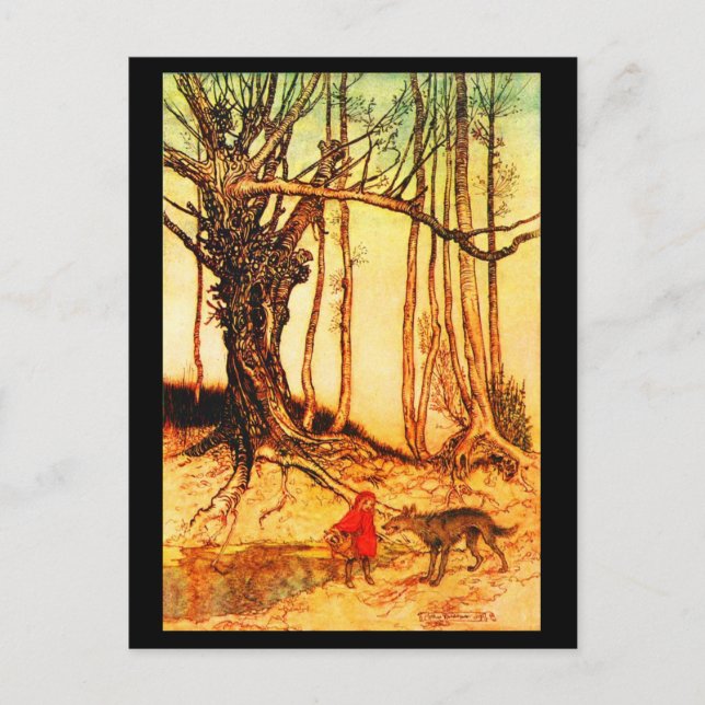 Postcard-Vintage Illustration-Rackham 37 Postcard (Front)