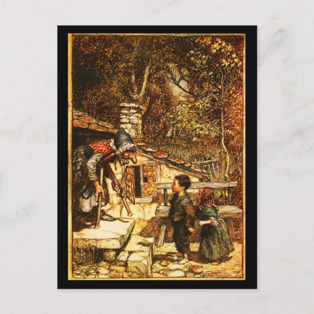 Postcard-Vintage Illustration-Rackham 38 Postcard (Front)
