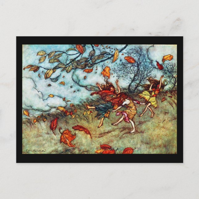 Postcard-Vintage Illustration-Rackham 41 Postcard (Front)